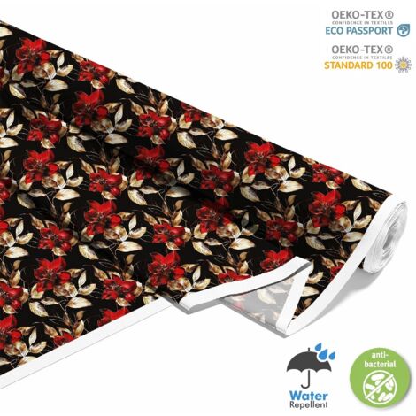 OUTDOOR DEKOSTOFFE OXFORD - Motiv Blumen I DX5486