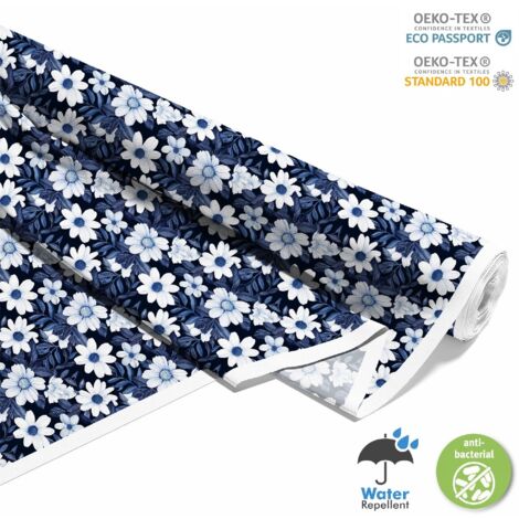 OUTDOOR DEKOSTOFFE OXFORD - Motiv Blumen I DX5488