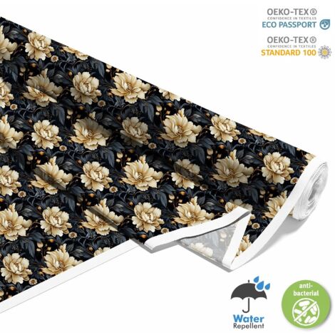 OUTDOOR DEKOSTOFFE OXFORD - Motiv Blumen I DX5496