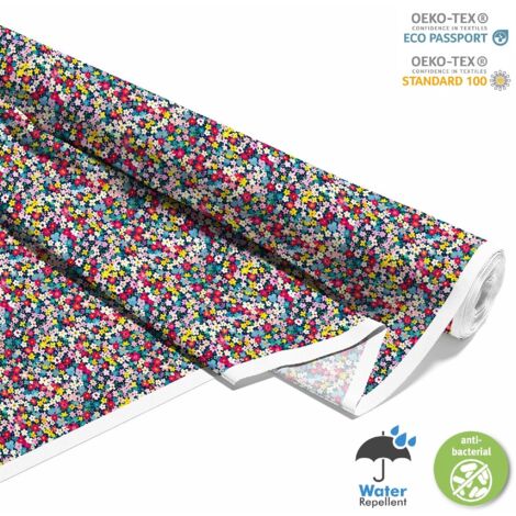 OUTDOOR DEKOSTOFFE OXFORD - Motiv Blumen I DX5510