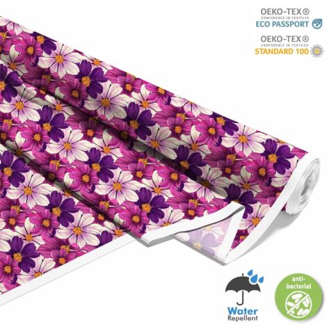OUTDOOR DEKOSTOFFE OXFORD - Motiv Blumen I DX5535