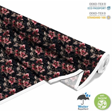 OUTDOOR DEKOSTOFFE OXFORD - Motiv Blumen I DX5545