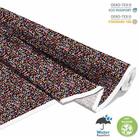 OUTDOOR DEKOSTOFFE OXFORD - Motiv Blumen I DX5546