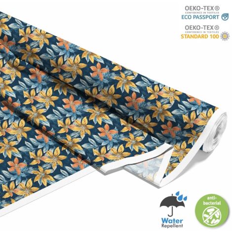 OUTDOOR DEKOSTOFFE OXFORD - Motiv Blumen I DX5556