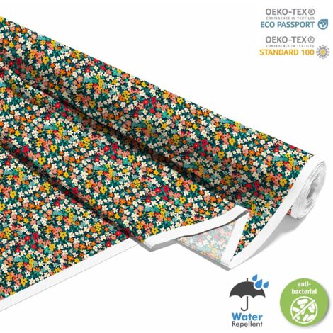 OUTDOOR DEKOSTOFFE OXFORD - Motiv Blumen I DX5582
