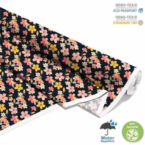 OUTDOOR DEKOSTOFFE OXFORD - Motiv Blumen I DX5587