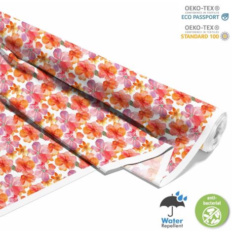 OUTDOOR DEKOSTOFFE OXFORD - Motiv Blumen I DX5591