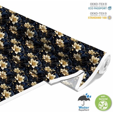 OUTDOOR DEKOSTOFFE OXFORD - Motiv Blumen I DX5622