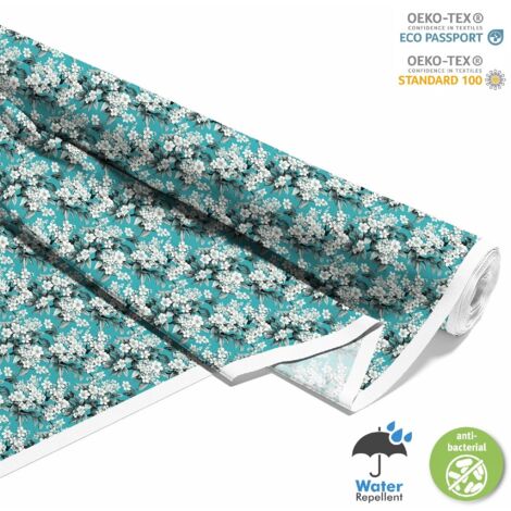OUTDOOR DEKOSTOFFE OXFORD - Motiv Blumen I DX5632