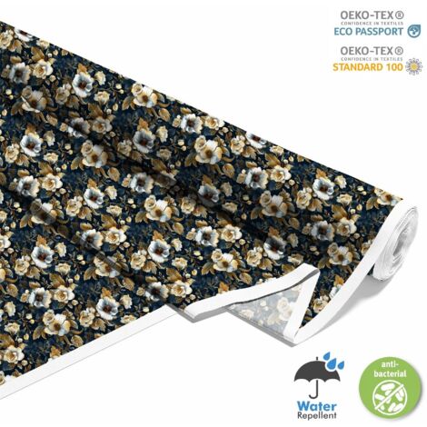 OUTDOOR DEKOSTOFFE OXFORD - Motiv Blumen I DX5641