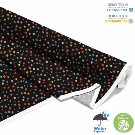 OUTDOOR DEKOSTOFFE OXFORD - Motiv Blumen I DX5655