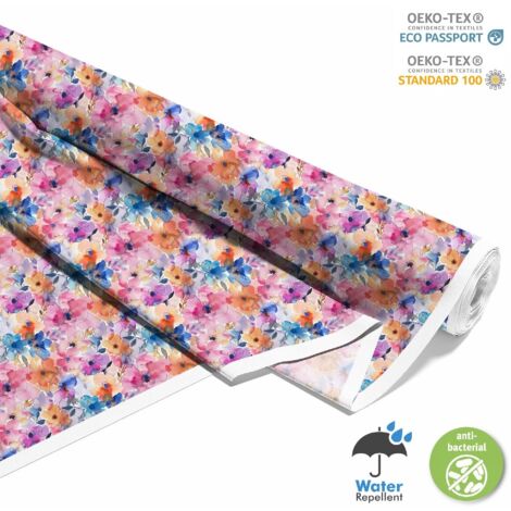 OUTDOOR DEKOSTOFFE OXFORD - Motiv Blumen I DX5670