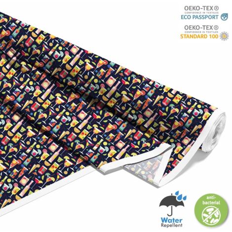 OUTDOOR DEKOSTOFFE OXFORD - Motiv Cocktail  DX8779