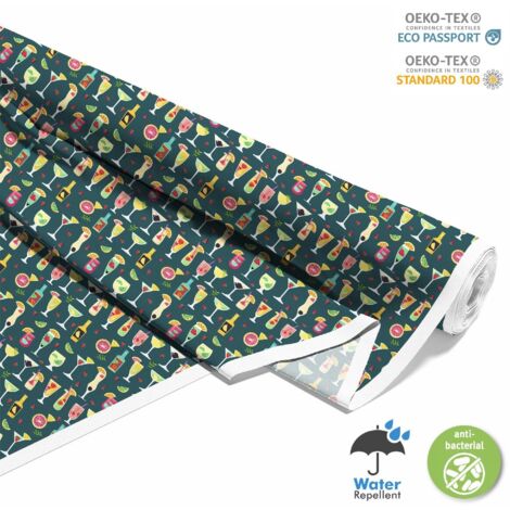 OUTDOOR DEKOSTOFFE OXFORD - Motiv Cocktail  DX8833