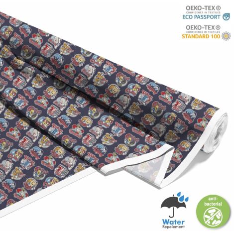 OUTDOOR DEKOSTOFFE OXFORD - Motiv College-Embleme gesetzt I DX594