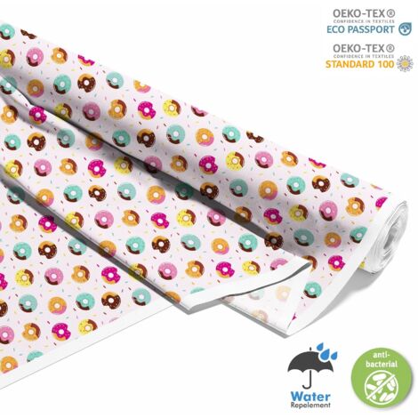 OUTDOOR DEKOSTOFFE OXFORD - Motiv Donut mit Zuckerguss