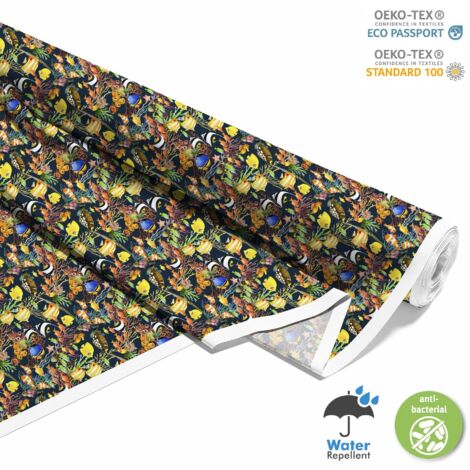 OUTDOOR DEKOSTOFFE OXFORD - Motiv Fisch