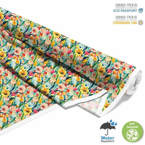 OUTDOOR DEKOSTOFFE OXFORD - Motiv Frühling I DX7236