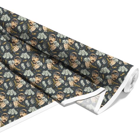 OUTDOOR DEKOSTOFFE OXFORD - Motiv Gangster I DX049