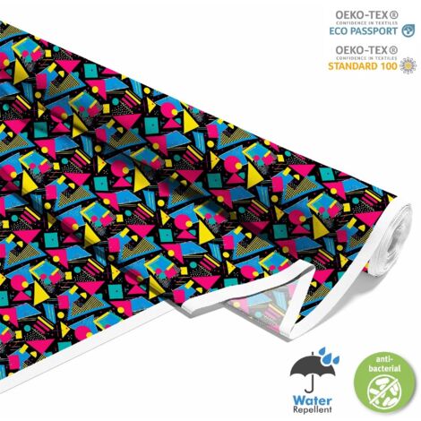 OUTDOOR DEKOSTOFFE OXFORD - Motiv Geometrisch I DX3100