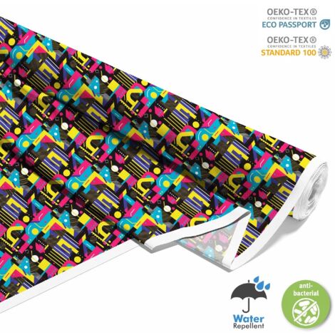 OUTDOOR DEKOSTOFFE OXFORD - Motiv Geometrisch I DX3108