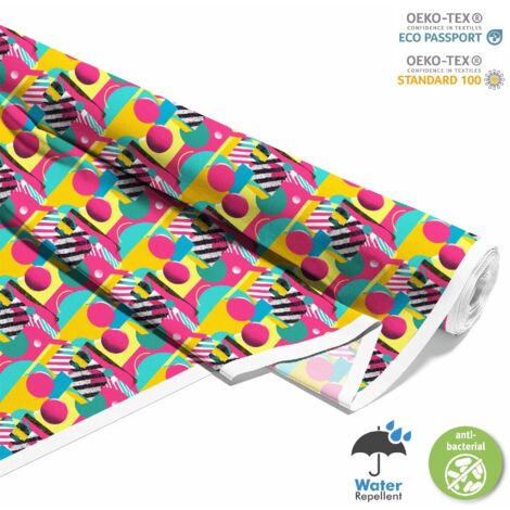 OUTDOOR DEKOSTOFFE OXFORD - Motiv Geometrisch I DX3111