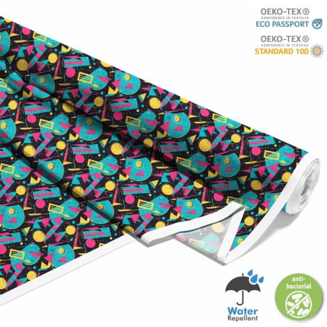 OUTDOOR DEKOSTOFFE OXFORD - Motiv Geometrisch I DX3115