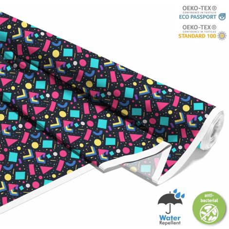 OUTDOOR DEKOSTOFFE OXFORD - Motiv Geometrisch I DX3128