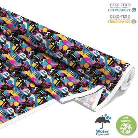 OUTDOOR DEKOSTOFFE OXFORD - Motiv Geometrisch I DX3134
