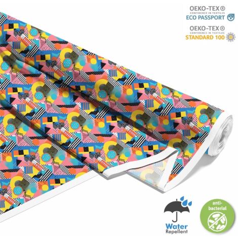 OUTDOOR DEKOSTOFFE OXFORD - Motiv Geometrisch I DX3139