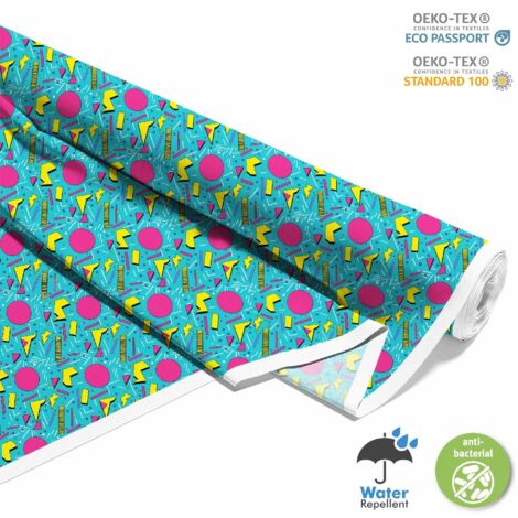 OUTDOOR DEKOSTOFFE OXFORD - Motiv Geometrisch I DX3155