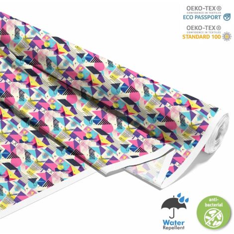 OUTDOOR DEKOSTOFFE OXFORD - Motiv Geometrisch I DX3164