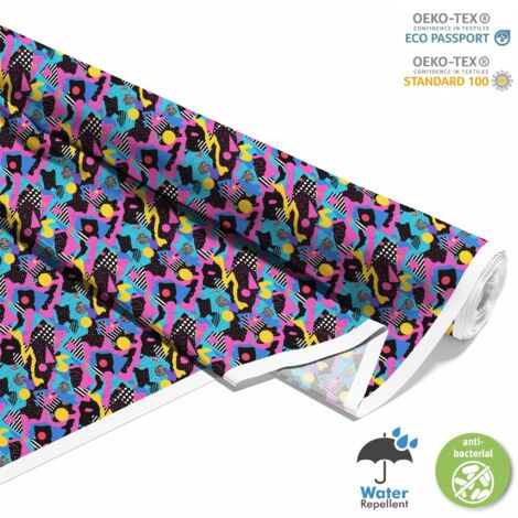 OUTDOOR DEKOSTOFFE OXFORD - Motiv Geometrisch I DX3180