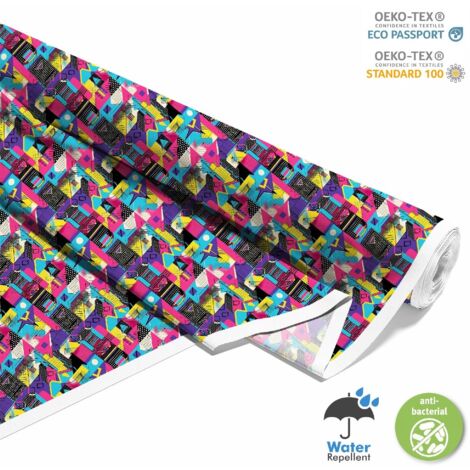 OUTDOOR DEKOSTOFFE OXFORD - Motiv Geometrisch I DX3187