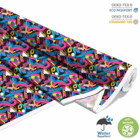 OUTDOOR DEKOSTOFFE OXFORD - Motiv Geometrisch I DX3191