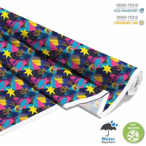 OUTDOOR DEKOSTOFFE OXFORD - Motiv Geometrisch I DX3201