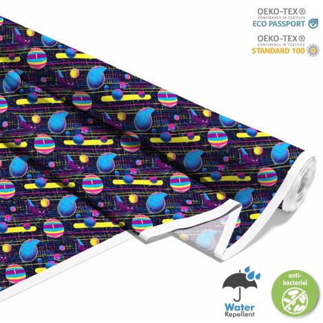OUTDOOR DEKOSTOFFE OXFORD - Motiv Geometrisch I DX3214