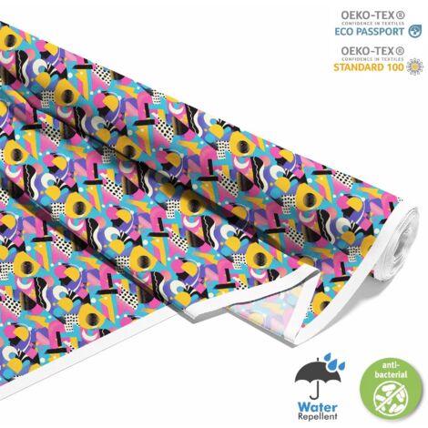 OUTDOOR DEKOSTOFFE OXFORD - Motiv Geometrisch I DX3221
