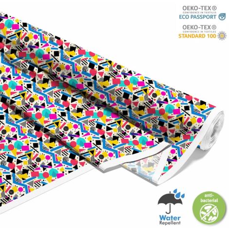 OUTDOOR DEKOSTOFFE OXFORD - Motiv Geometrisch I DX3229