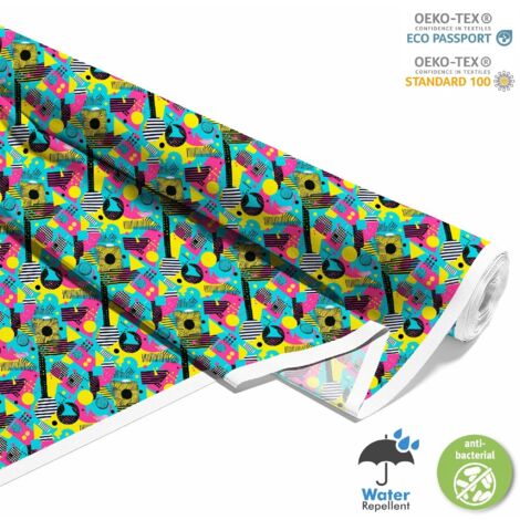 OUTDOOR DEKOSTOFFE OXFORD - Motiv Geometrisch I DX3248
