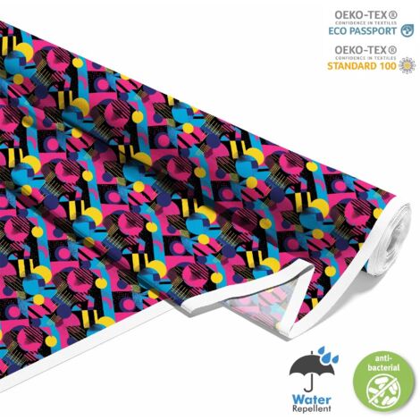 OUTDOOR DEKOSTOFFE OXFORD - Motiv Geometrisch I DX3250