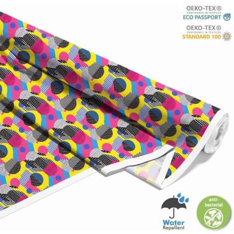 OUTDOOR DEKOSTOFFE OXFORD - Motiv Geometrisch I DX3251