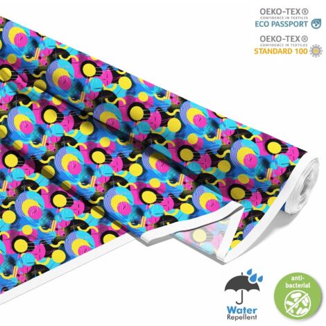 OUTDOOR DEKOSTOFFE OXFORD - Motiv Geometrisch I DX3260
