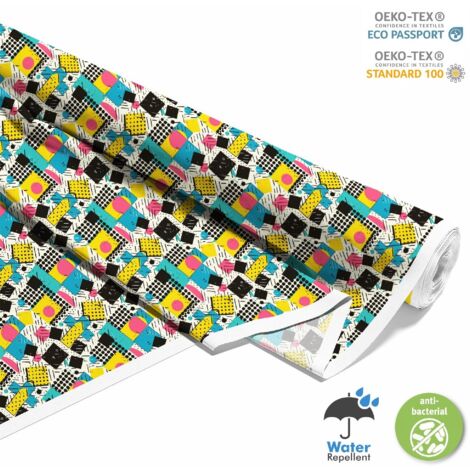 OUTDOOR DEKOSTOFFE OXFORD - Motiv Geometrisch I DX3275