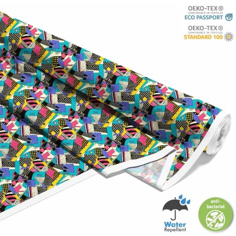 OUTDOOR DEKOSTOFFE OXFORD - Motiv Geometrisch I DX3287