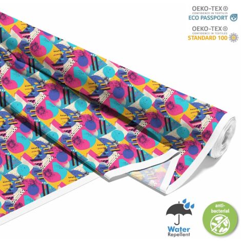 OUTDOOR DEKOSTOFFE OXFORD - Motiv Geometrisch I DX3305