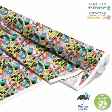 OUTDOOR DEKOSTOFFE OXFORD - Motiv Geometrisch I DX3310