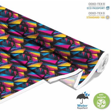 OUTDOOR DEKOSTOFFE OXFORD - Motiv Geometrisch I DX3326