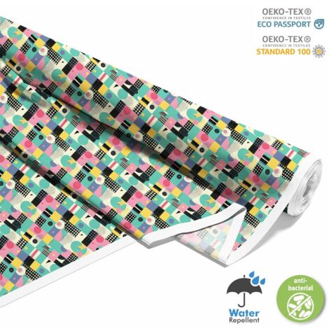 OUTDOOR DEKOSTOFFE OXFORD - Motiv Geometrisch I DX3356
