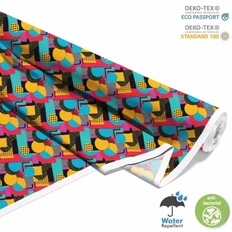 OUTDOOR DEKOSTOFFE OXFORD - Motiv Geometrisch I DX3393